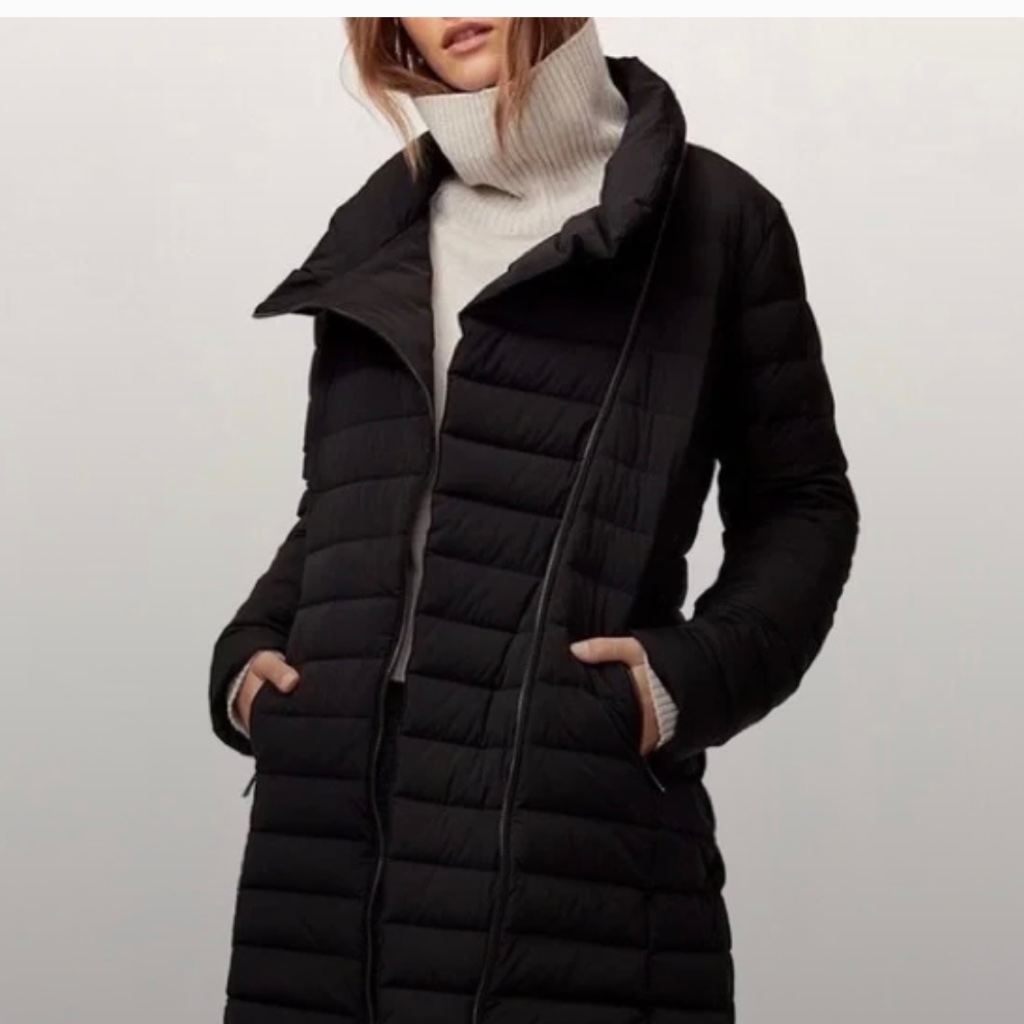 Aritzia Babaton Reza Black Puffer Jacket